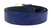 HAARLEM Women KUZE 16200 Leather Belt Blue